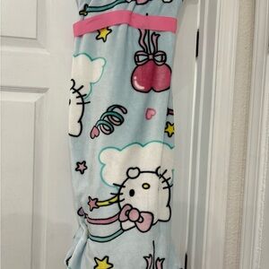 Hello Kitty Blue and Pink Nightgown with Playful Illustrations